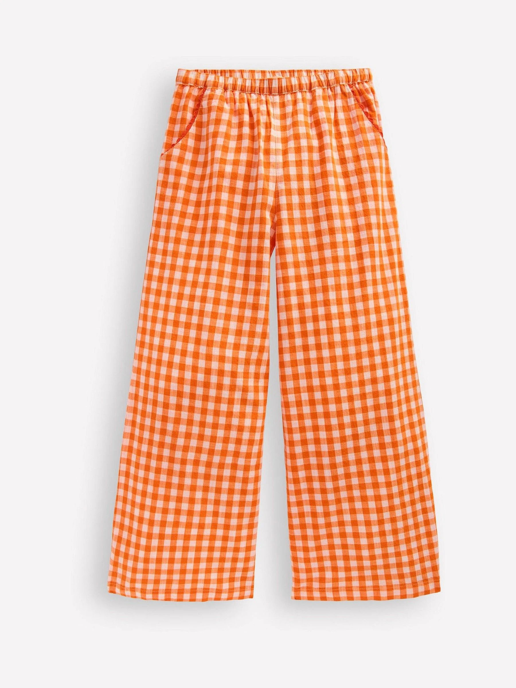 Boden Boden Orange Wide Leg Trousers | Next US