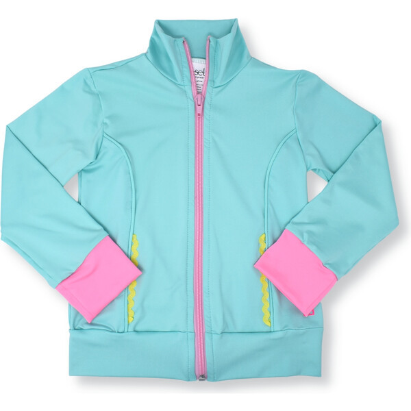 Juliet Jacket, Mint & Pink | Maisonette