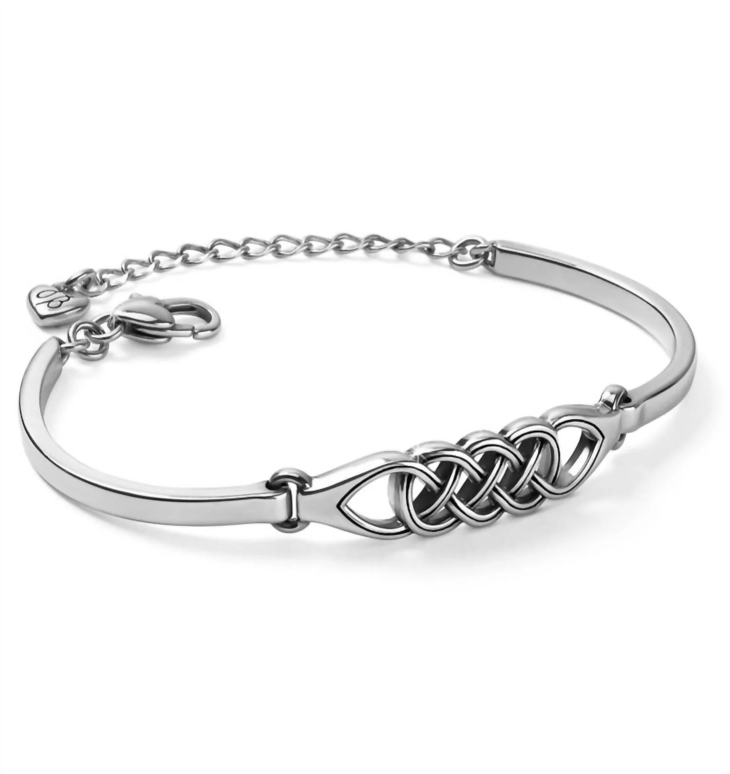 Women's Interlok Braid Bar Bracelet In Silver | Shop Simon