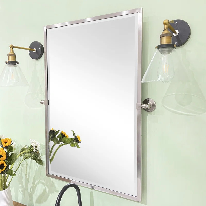 Blakley Rectangle Metal Wall Mirror | Wayfair North America