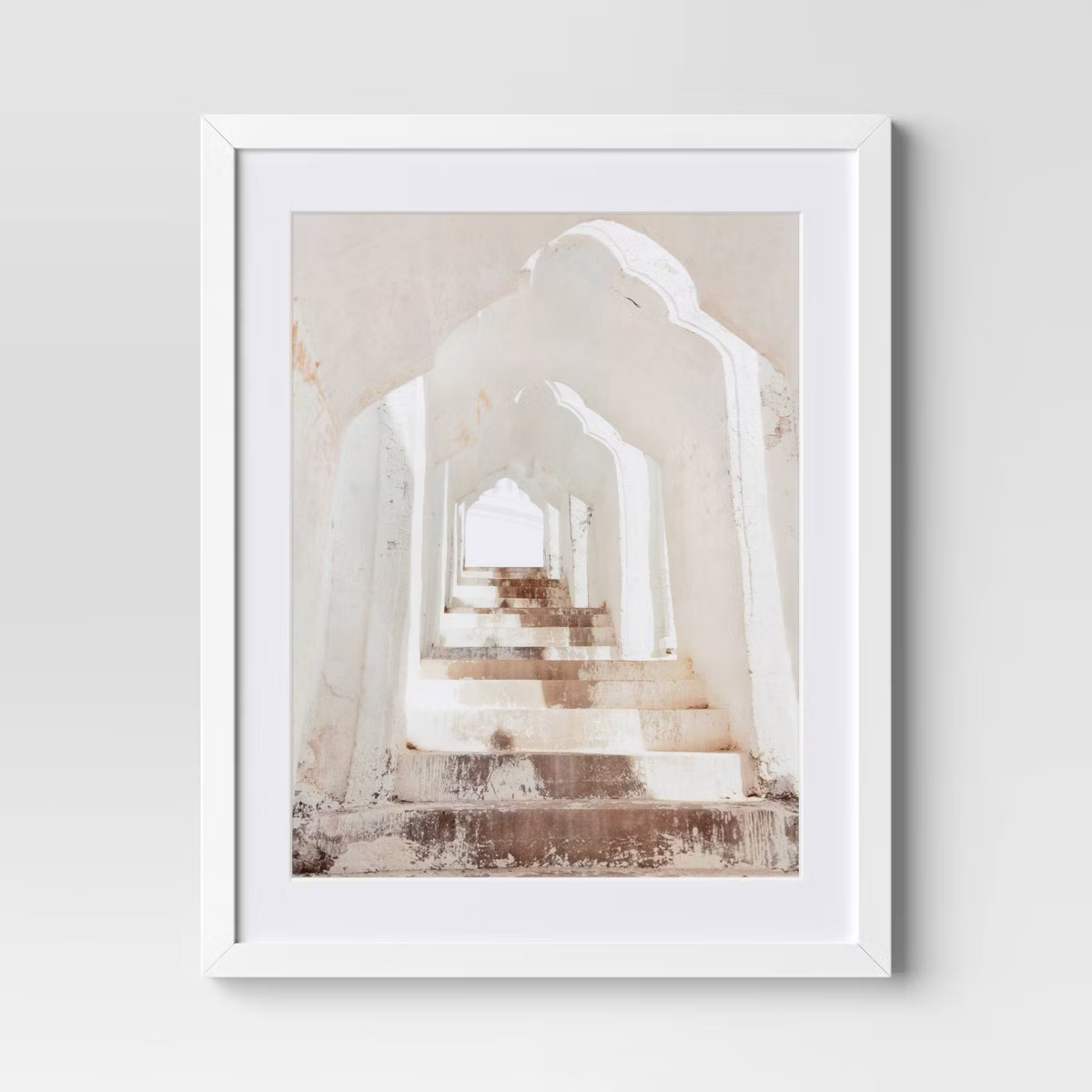 (Set of 2) 16"x20" Architecture Framed Arts Neutrals - Threshold™: Vertical Wall Art, Brown Fra... | Target