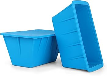 MOFEEZ 2-Pack Extra Large Ice Cube Molds - Food-Grade Silicone Large Ice Molds with Lid for Makin... | Amazon (US)