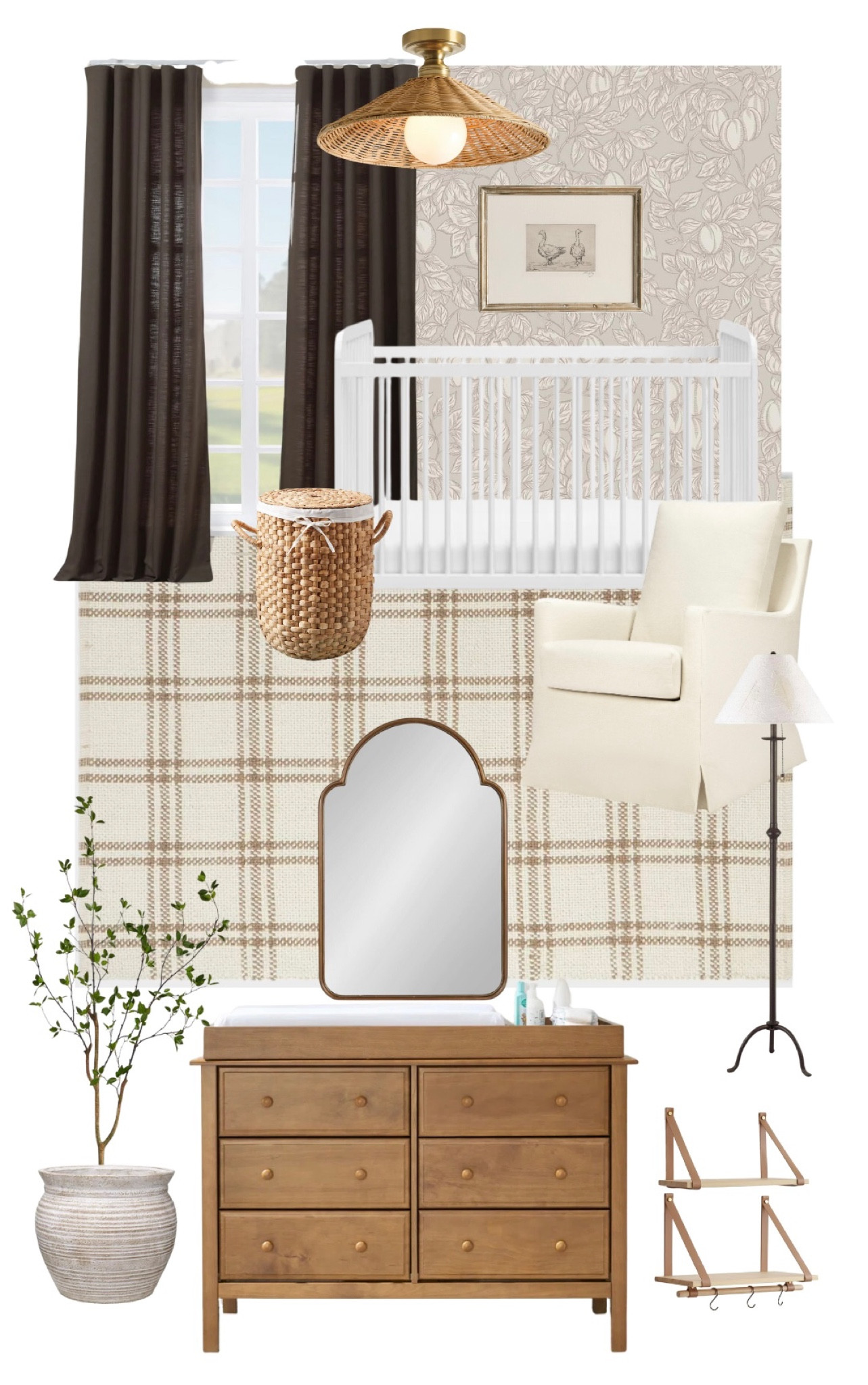 Gender neutral nursery inspo 🤍

#LTKHome #LTKStyleTip #LTKFindsUnder100