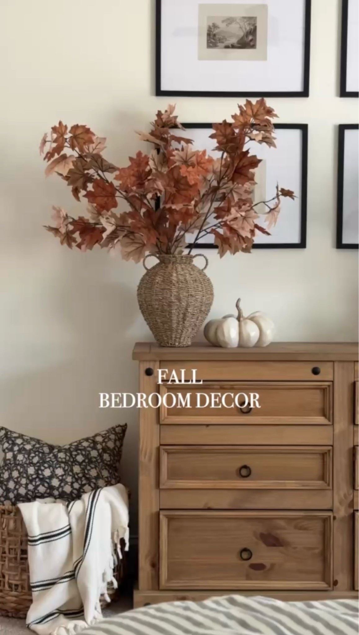Budget fall bedroom decor? SAY LESS! 🫡
Comment SHOP for the links!

A lot of people say shopping at Hobby Lobby is tacky, but that’s far from the truth. You just have to find the *right* stuff! 🤎

What I cannot link but you can copy&paste yourself!:
Canada Maple Leaves SKU 6322846
Seagrass Woven Vase SKU 2445146
Pumpkin SKU 5689468

#falldecorations #falldecor #autumnmood #fauxflowers neutralhomedecor organicmodern homedecorideas cozyhome Itk Itkhome bedroomdesign #bedroomdecor masterbedroomdecor

#LTKSeasonal #LTKHome #LTKSaleAlert