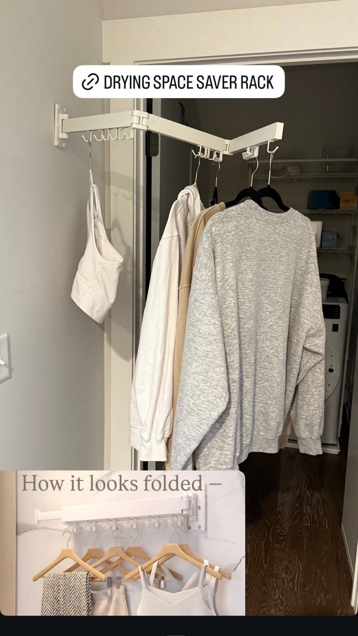 This Amazon drying rack has been such a helpful tool in the house!

#LTKdayinmylife #LTKBeauty #LTKHome