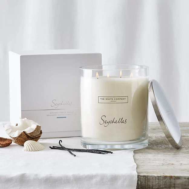 Seychelles Indulgence Candle | The White Company UK & ROW