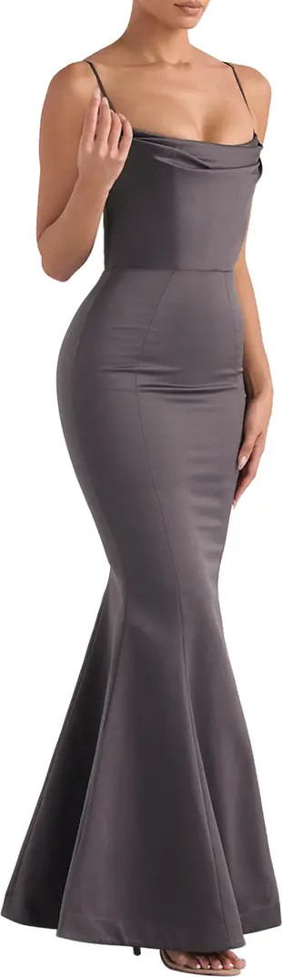 Violette Satin Mermaid Gown | Nordstrom