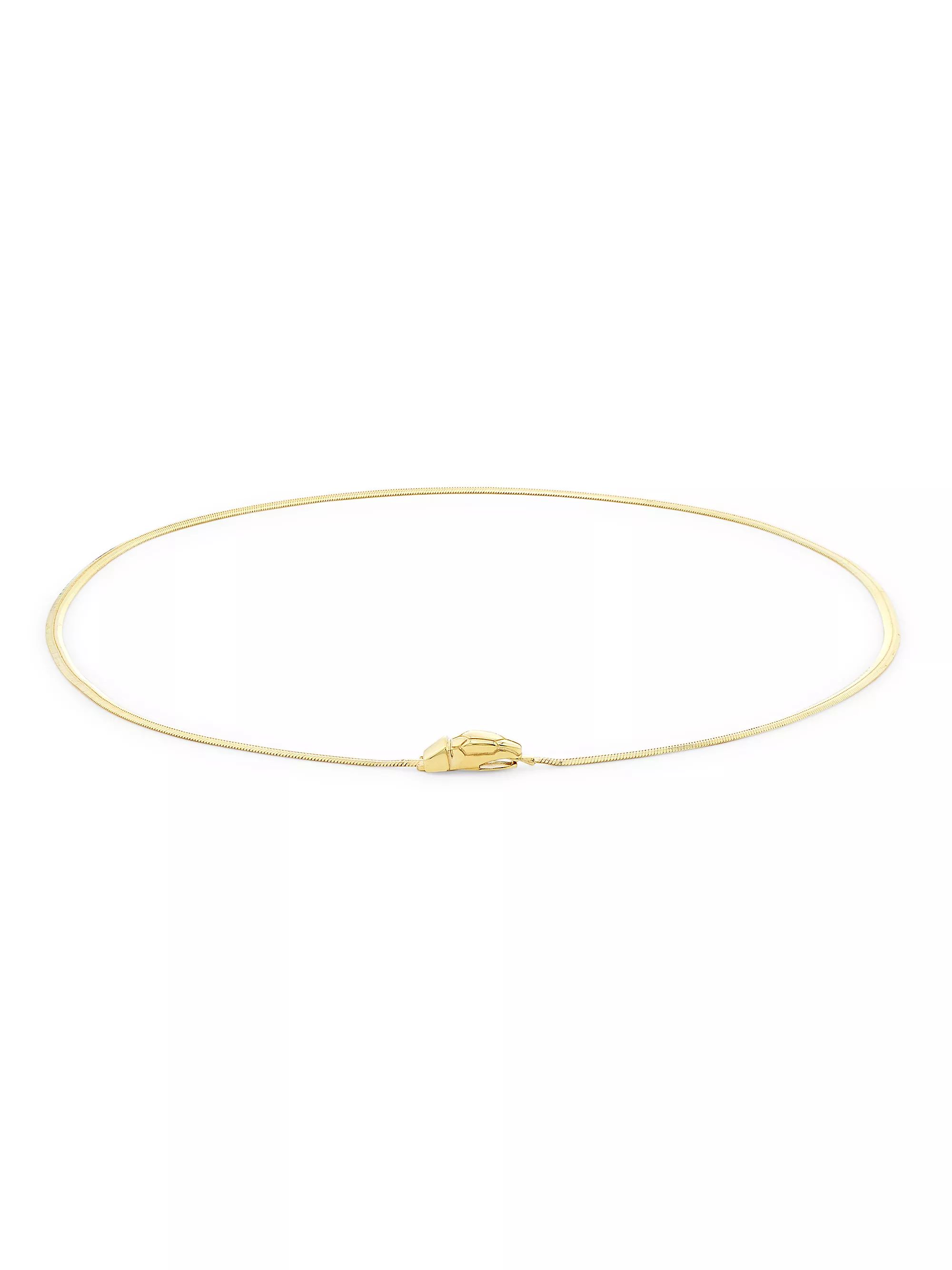 14K Yellow Gold Snake Chain Necklace | Saks Fifth Avenue