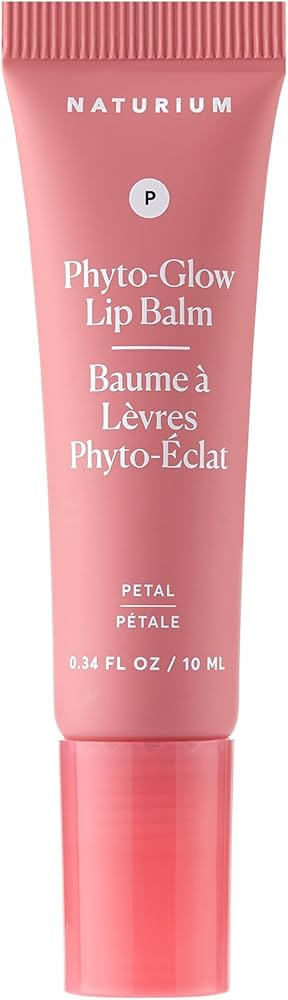 Naturium Phyto-Glow Lip Balm, Hydrating Lip Care with a Glossy Finish, 0.34 oz Petal | Amazon (US)