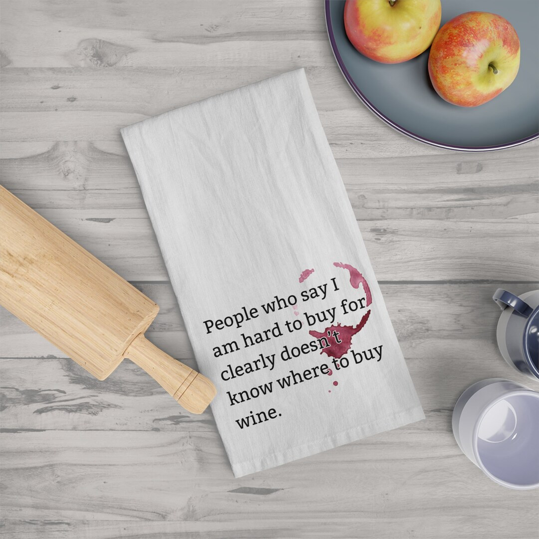 Wine Gift Wineo Wine Lover Tea Towel - Etsy | Etsy (US)