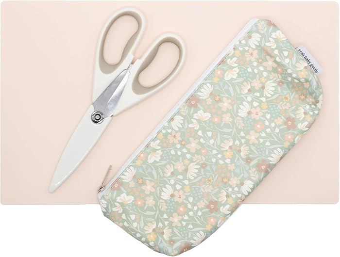 Yeah Baby Goods Toddler Restaurant Essentials Kit – Floral Baby Feeding Set w/Food Scissors, Si... | Amazon (US)