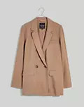 Drapeweave Caldwell Double-Breasted Blazer | Madewell