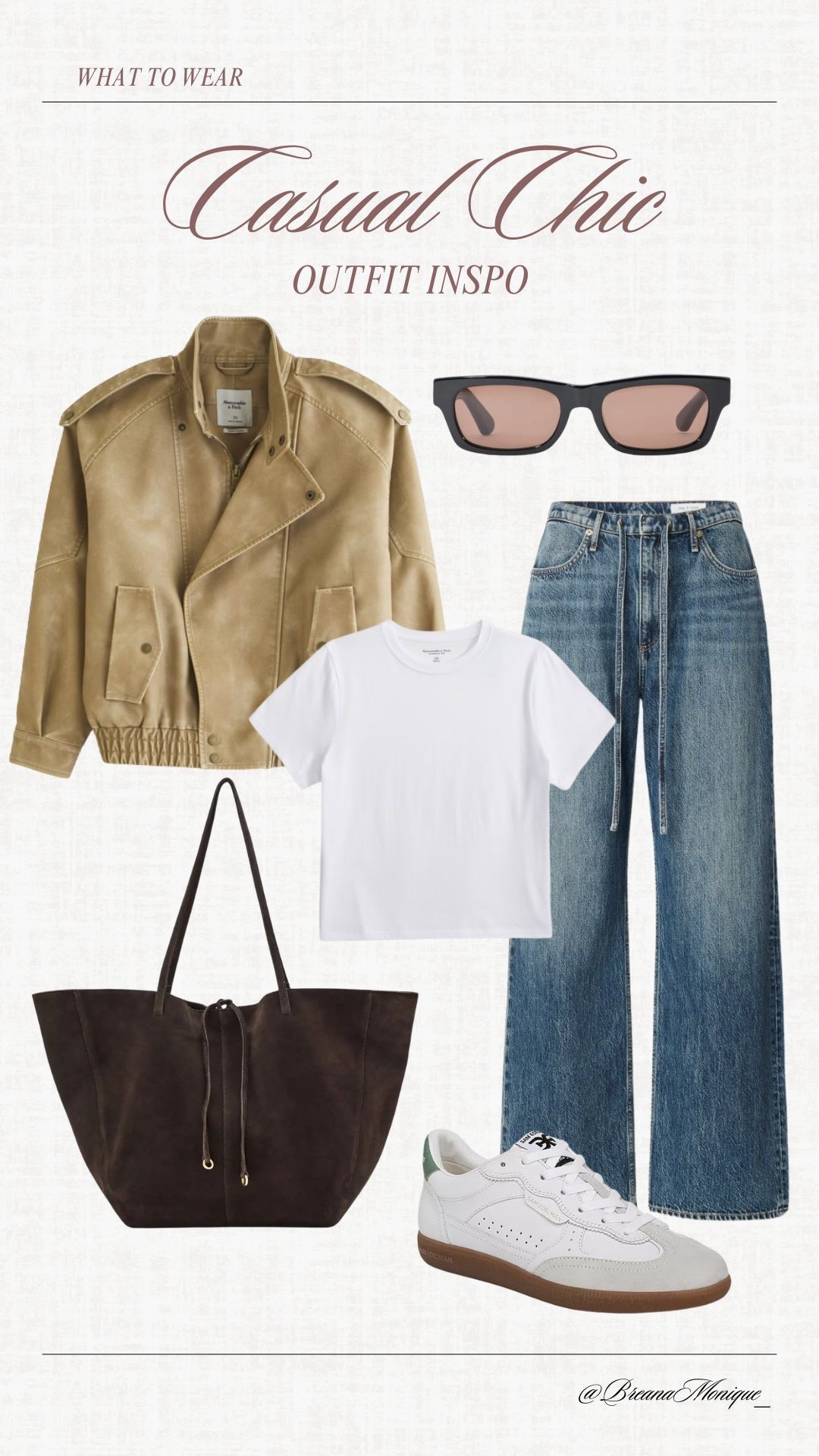 Casual Chic Outfit Inspo 🤍 just ordered this vegan leather bomber and can’t wait to style it! 

#LTKPetite #LTKootd #LTKgrwm