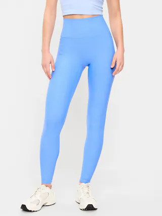 Extra-High Waisted PowerSoft Boundless 7/8 Pocket Leggings – No Front Seam | Old Navy (US)