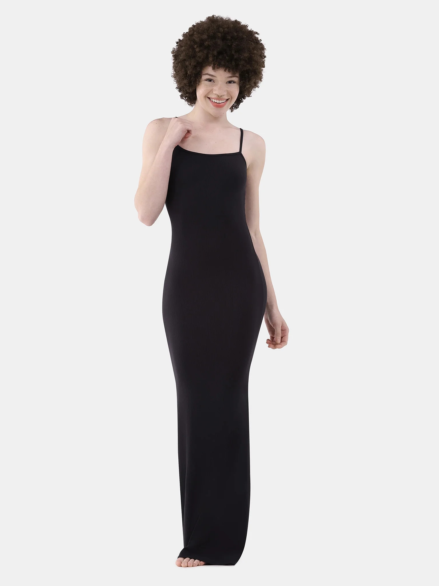 No Boundaries Sleeveless Maxi Lounge Dress, Women’s and Women’s Plus | Walmart (US)