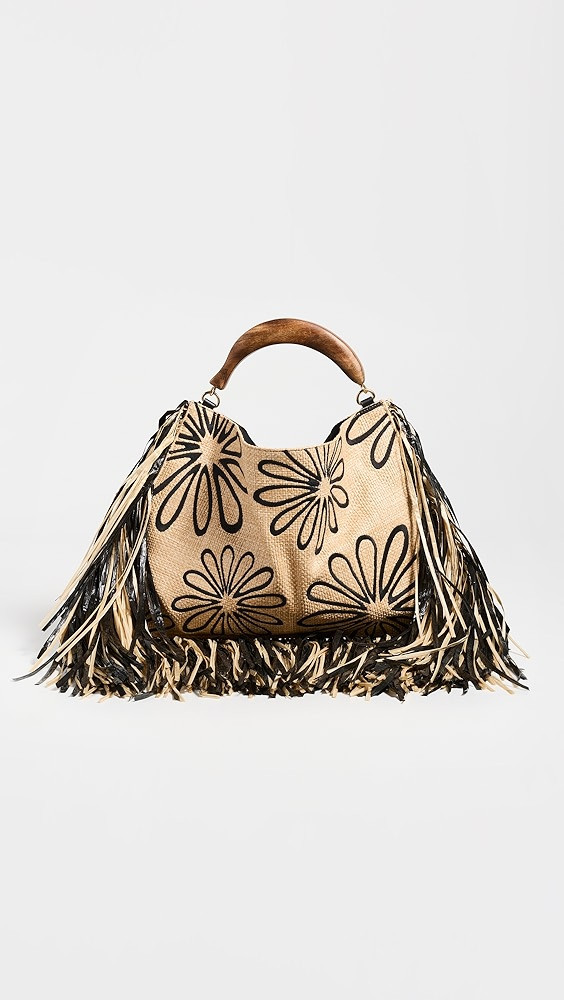 Fringed Raffia Mini Bag | Shopbop