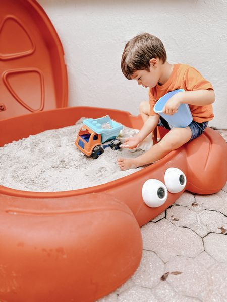 My baby loved his new sandbox! Super fun and mom is happy that the mess gets contained inside the box with a cover ☺️

#LTKGiftGuide #LTKSale #LTKhome