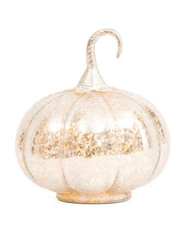 6.25x7 Led Glass Pumpkin | TJ Maxx