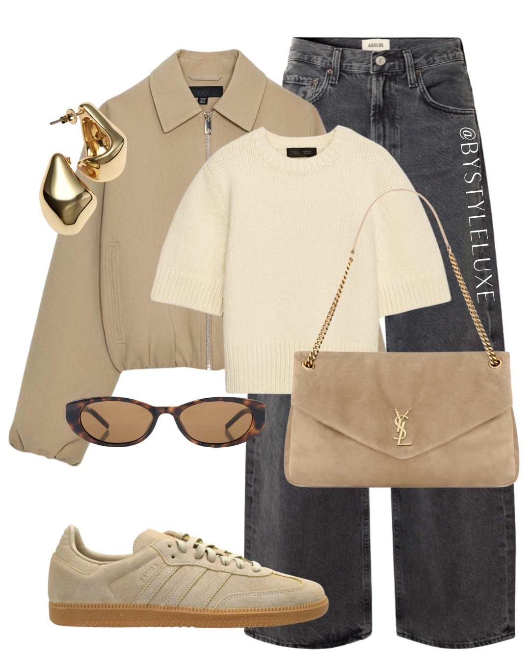 AUTUMN JACKET - styling this transitional cropped jacket that’s only £35.99 with some jeans and Sambas for an effortless everyday look 

#adidassamba #jeans #autumnoutfit

#LTKautumn #LTKjeans #LTKshoes