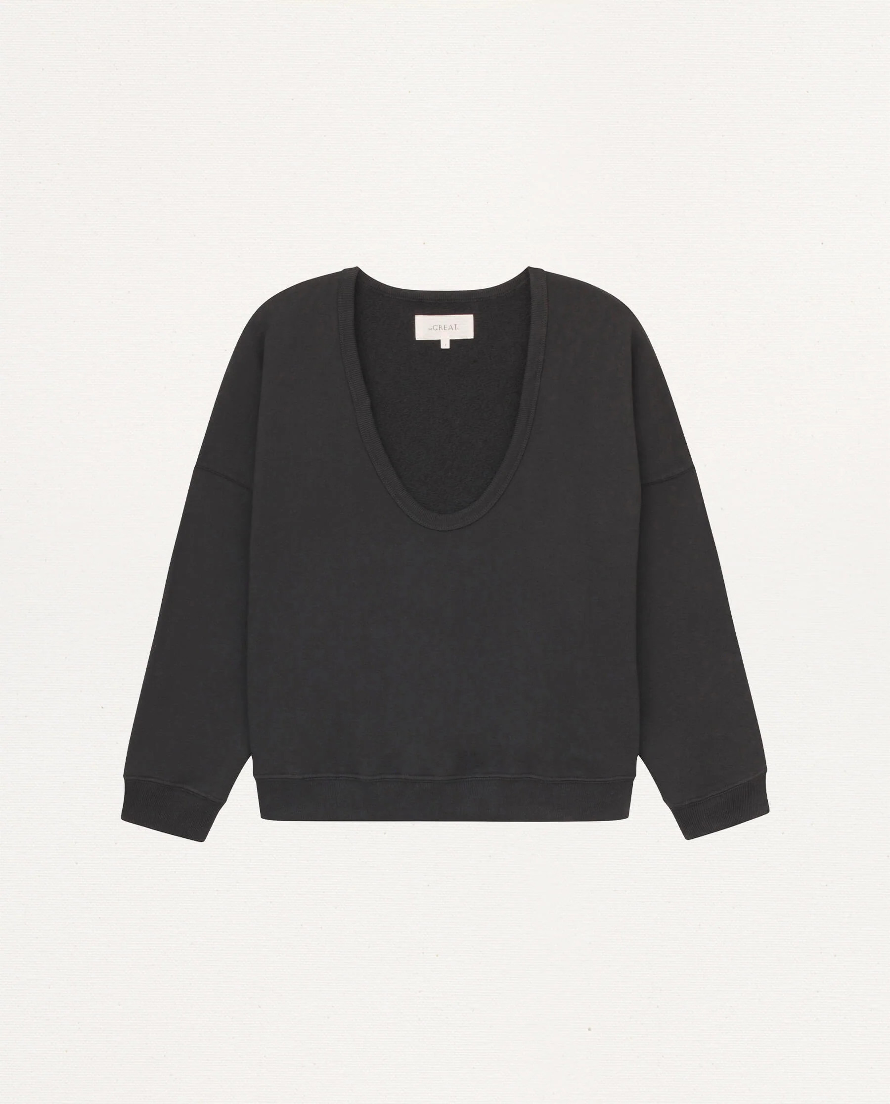 The U-Neck Teammate Sweatshirt. | THE GREAT.