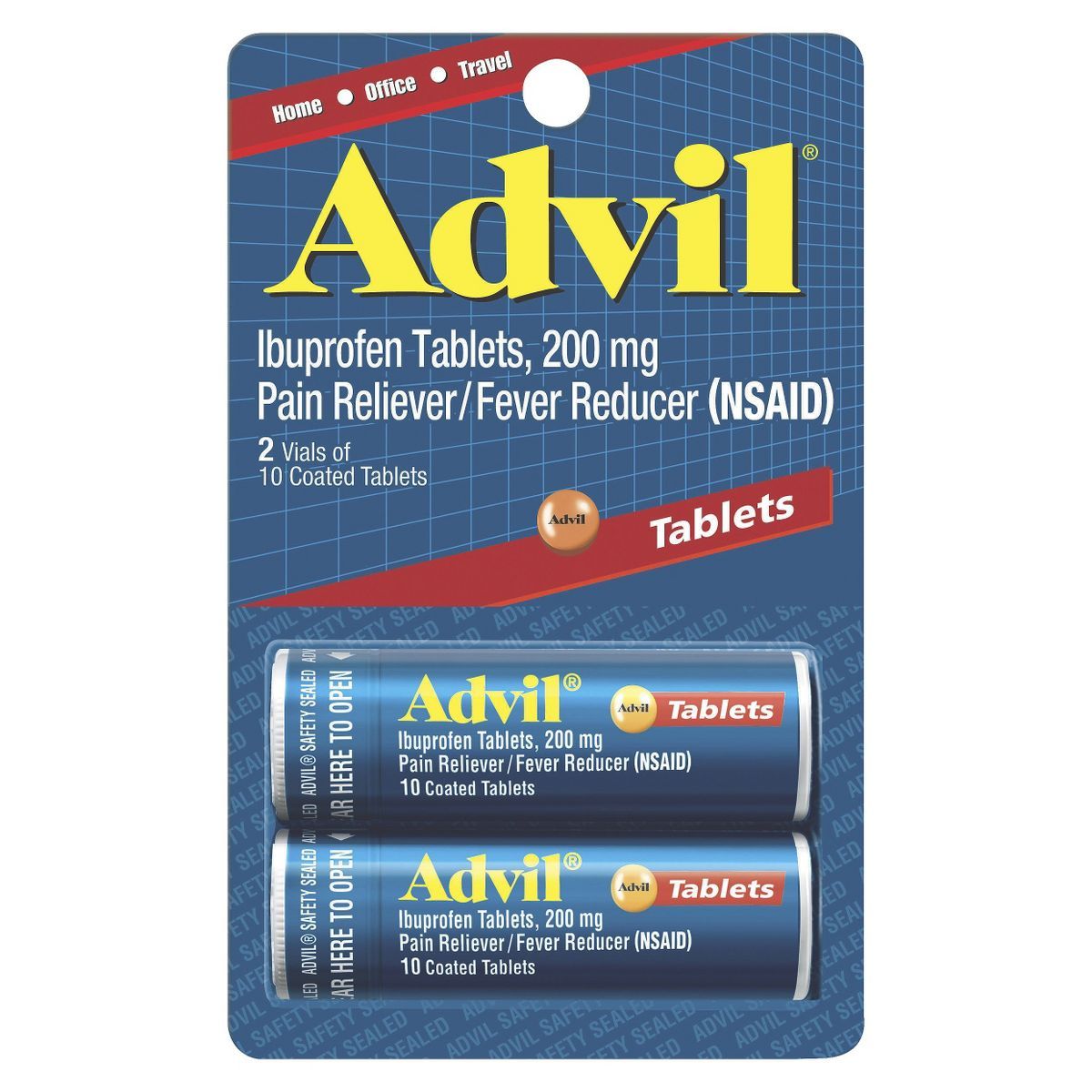 Advil Pain Reliever/Fever Reducer Tablets - Ibuprofen (NSAID) | Target