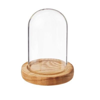Farmlyn Creek Glass Cloche with Base for Display (3.5 x 4.7 in) | Target