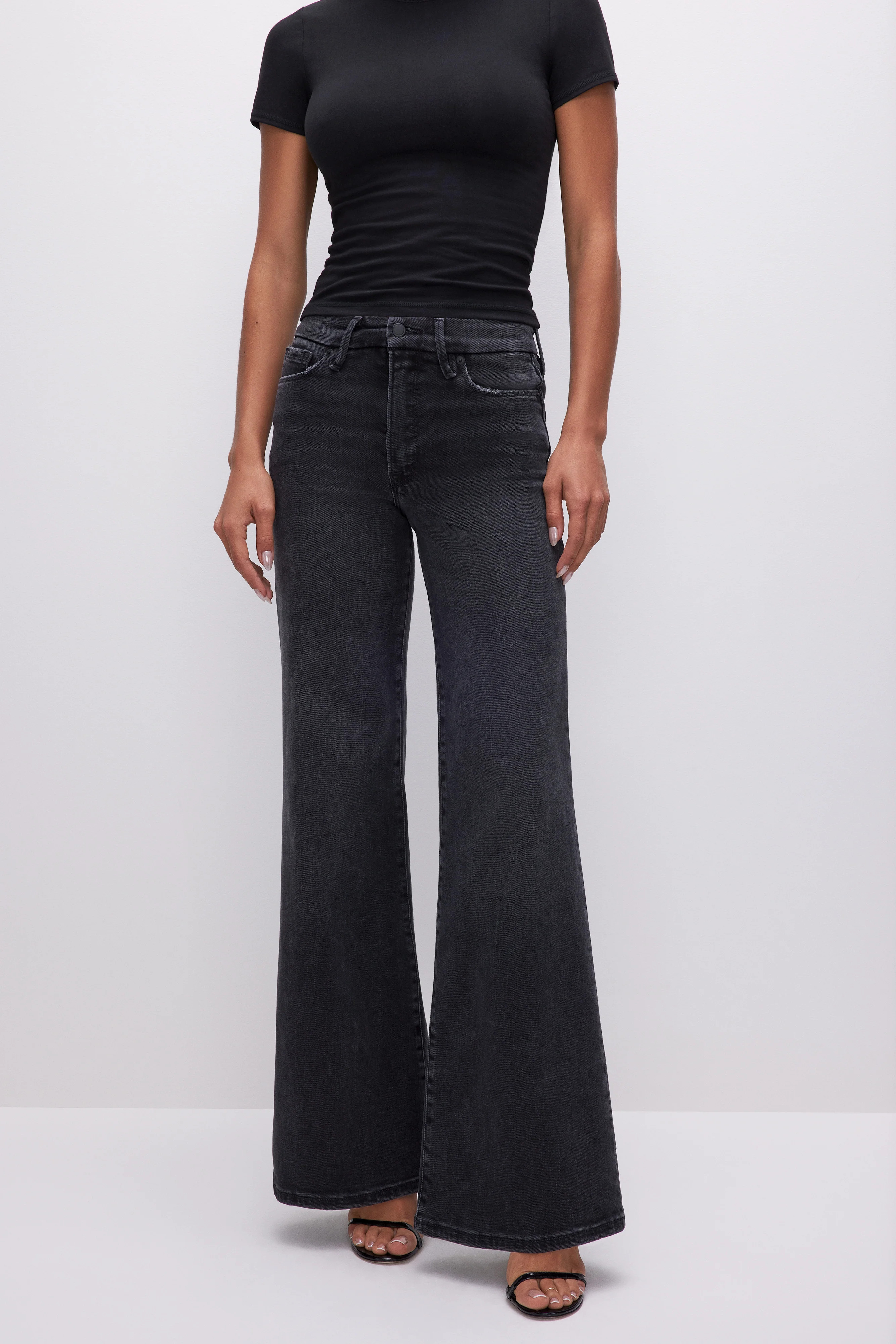 GOOD WAIST PALAZZO JEANS | BLACK289 - GOOD AMERICAN | Good American