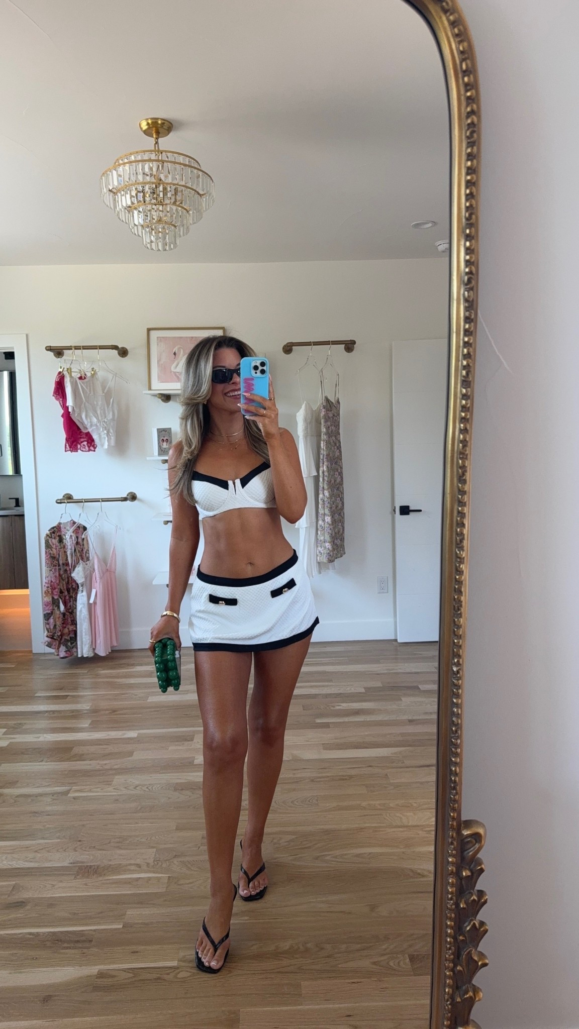 Black and white swim bikini skirt swimsuit beach pool day vacation swimsuit 

Cupshe code: Chic15 or chic20
Electric picks code: emerson20
Revolve code: tulip

Wearing small in top medium in bottom


#LTKSummerEdit #LTKTravel #LTKSwim