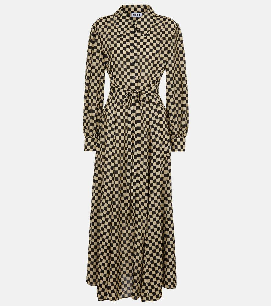 Maddison checked maxi shirt dress | Mytheresa (US/CA)