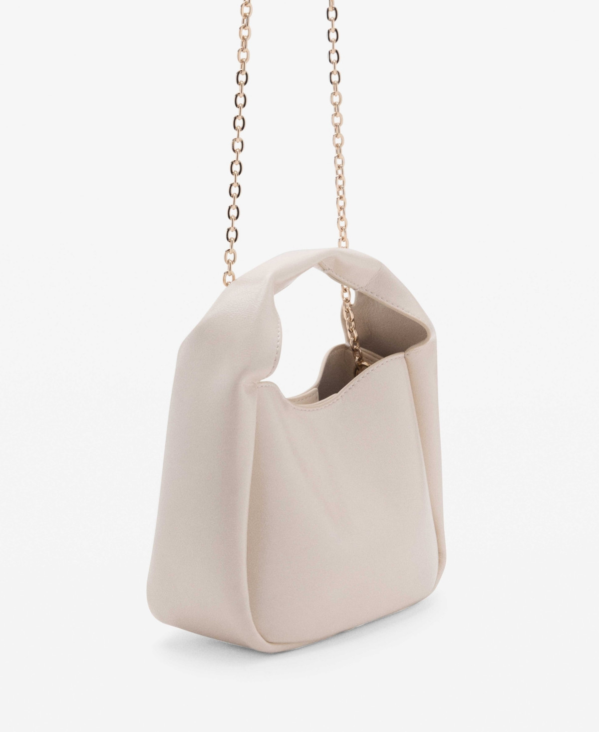 Mango Women's Mini Leather Effect Handbag - Off White | Macy's