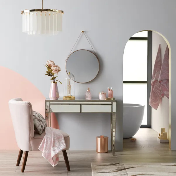 Fitzgerald Mirrored Dressing Table | Dunelm (migrated)