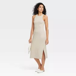 Women's Sleeveless Ribbed Dress - A New Day™ | Target