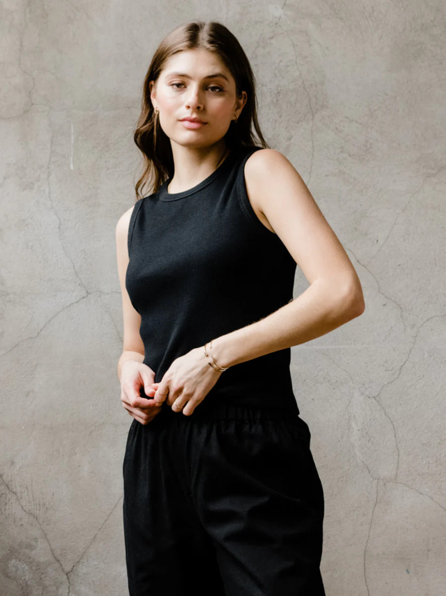 Lise Ribbed Tank | ABLE Clothing