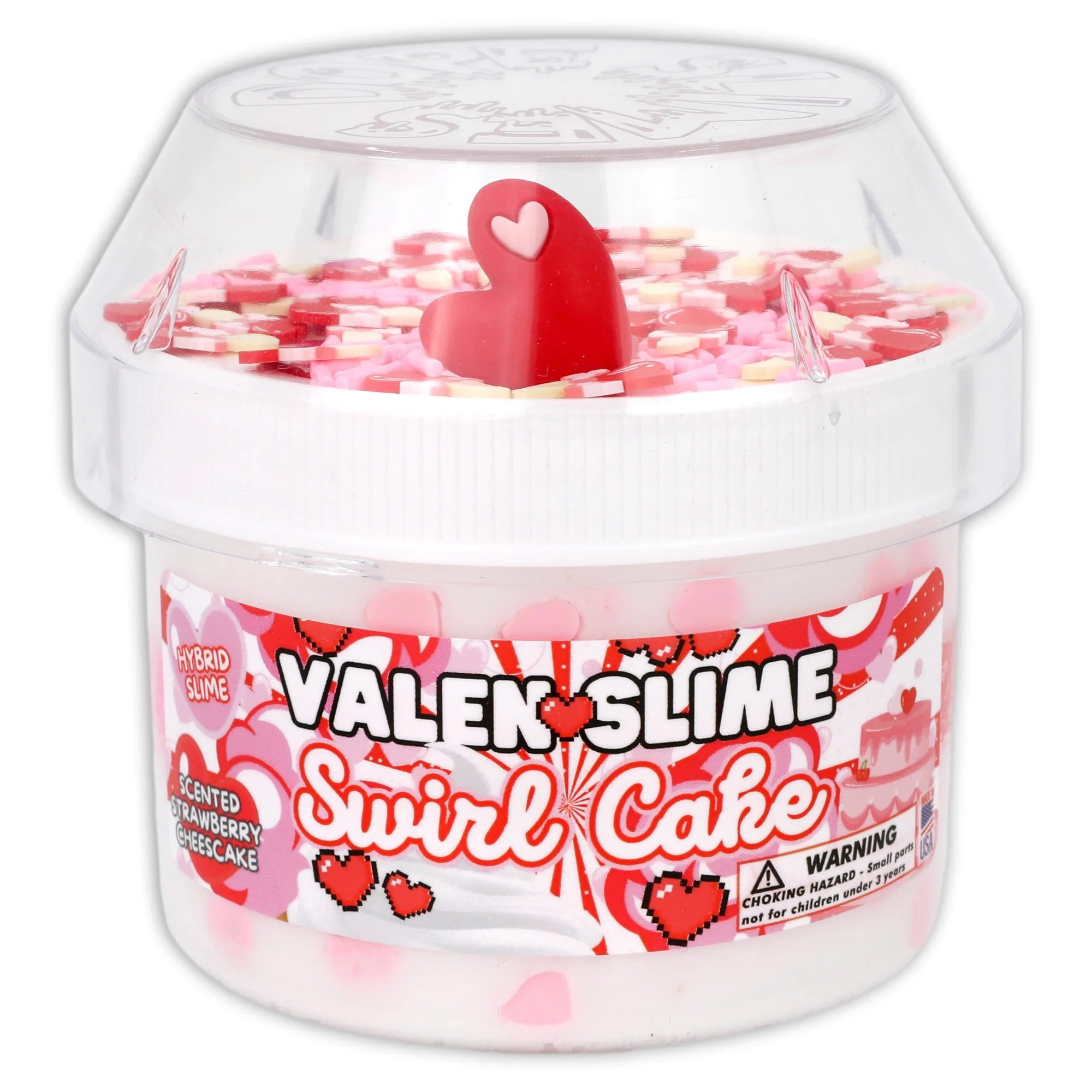 Dope Slimes Valenslime Swirl Cake Slime | JoJo Mommy