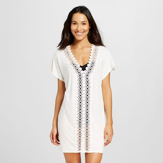 Women's Crochet Panel Cover Up Dress - Merona™ | Target
