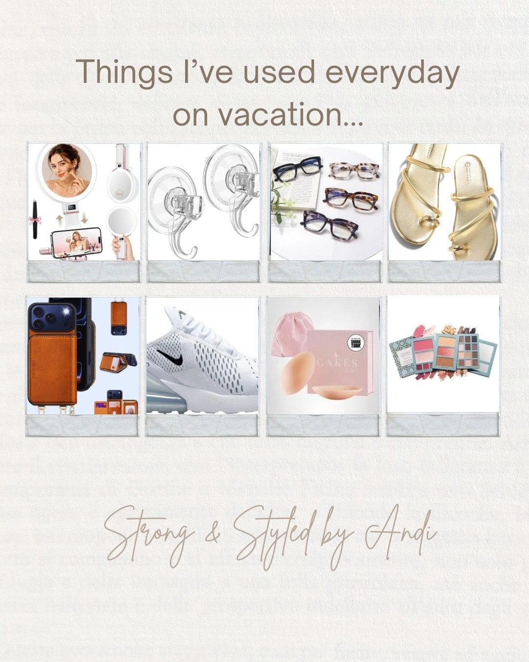 The things that actually made it into my suitcase and earned their keep! From travel essentials to little things that made getting ready, staying organized, and enjoying the trip so much easier. 🙌🏼🧳

#LTKdayinmylife #LTKTravel #LTKBeauty