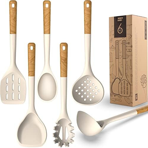 Brand: AVGPD
4.6 out of 5 stars220 Reviews
Large Silicone Cooking Utensils - Heat Resistant Kitchen  | Amazon (US)