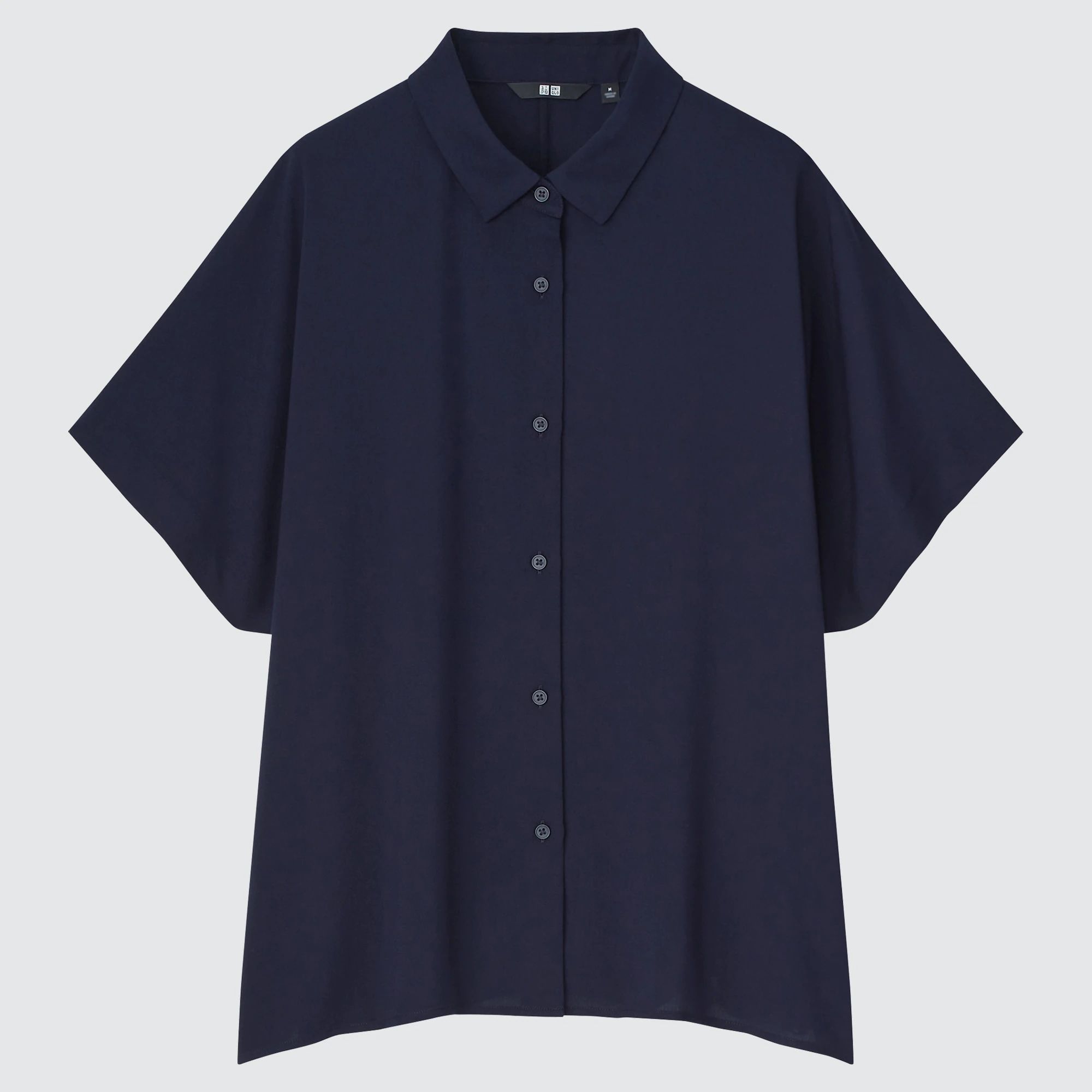 Rayon Short-Sleeve Blouse (Women) | UNIQLO US | UNIQLO (US)