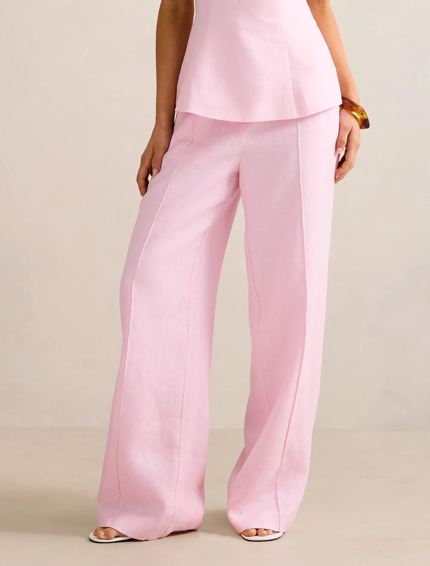 Posey Linen Wide Leg Pant | Forever New (AU)