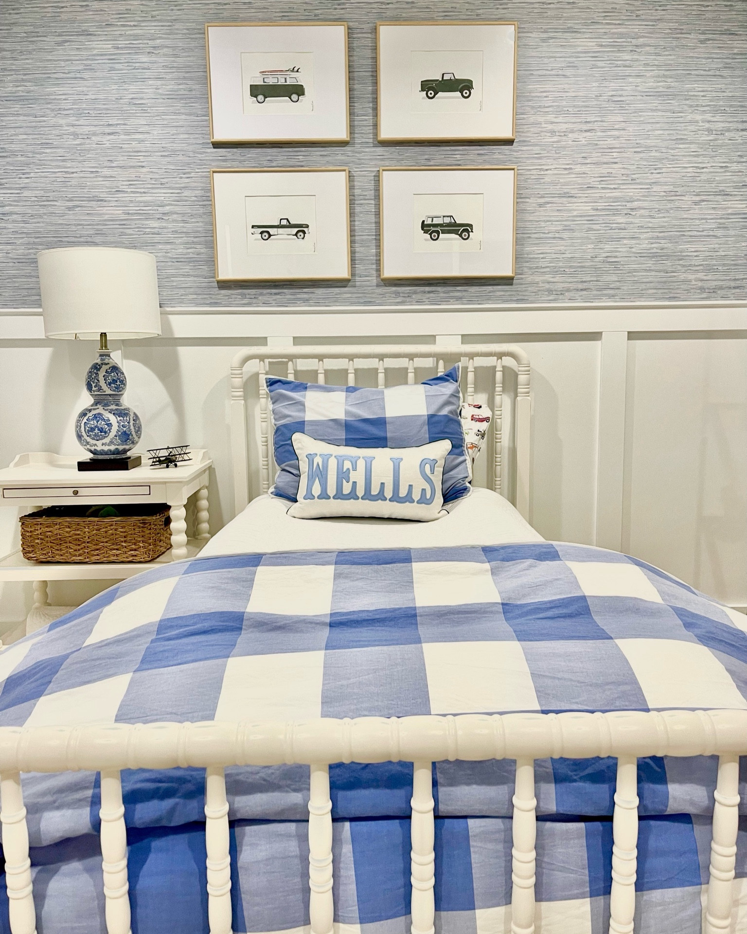Big boy bedroom. 
#serenaandlilly #boysbedroom #blueandwhite

#LTKMostLoved #LTKkids #LTKhome