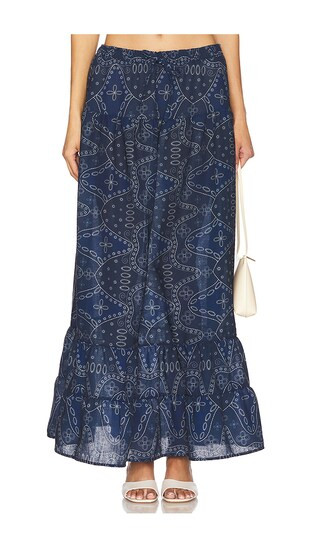 Riley Maxi Skirt in Bandana Dandy | Revolve Clothing (Global)