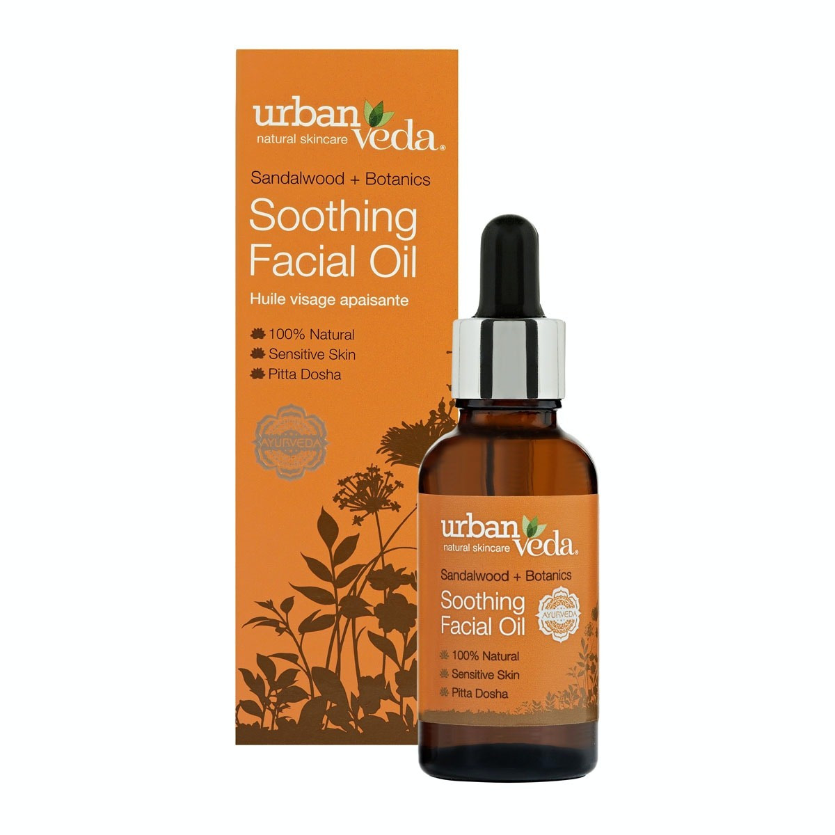 Urban Veda Urban Veda Urban Veda - Soothing Facial Oil - 30ml | The Fragrance Shop (UK)