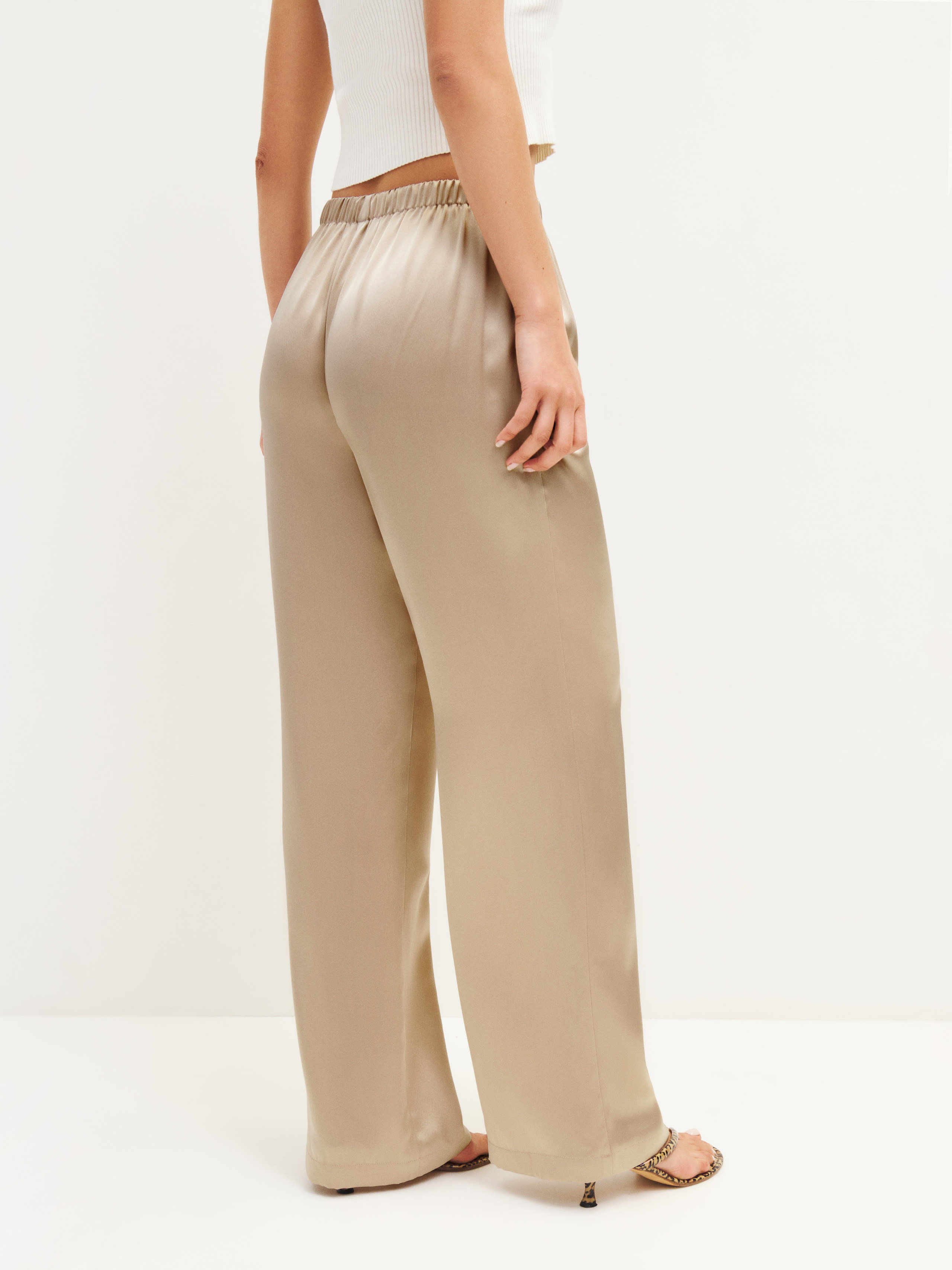 Olina Silk Pant | Reformation (Global)