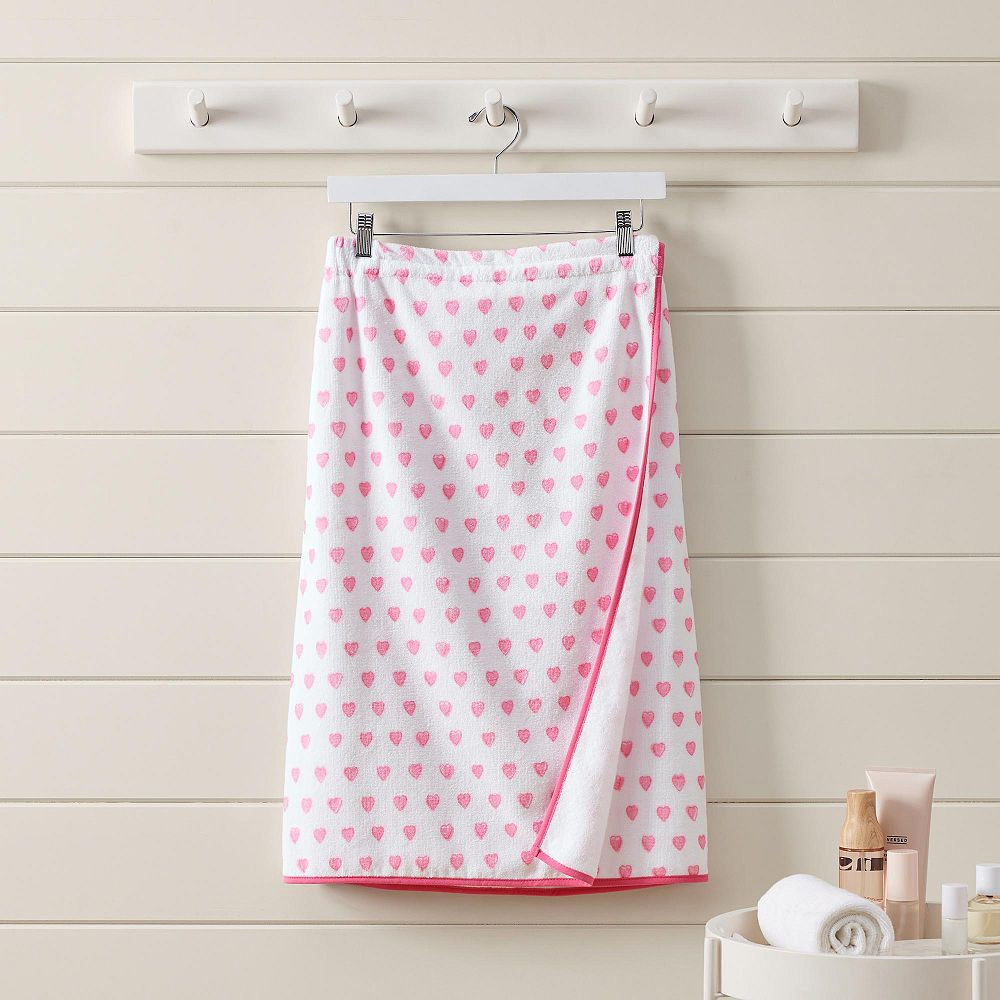 Roller Rabbit Hearts Bath Wrap | Pottery Barn Teen