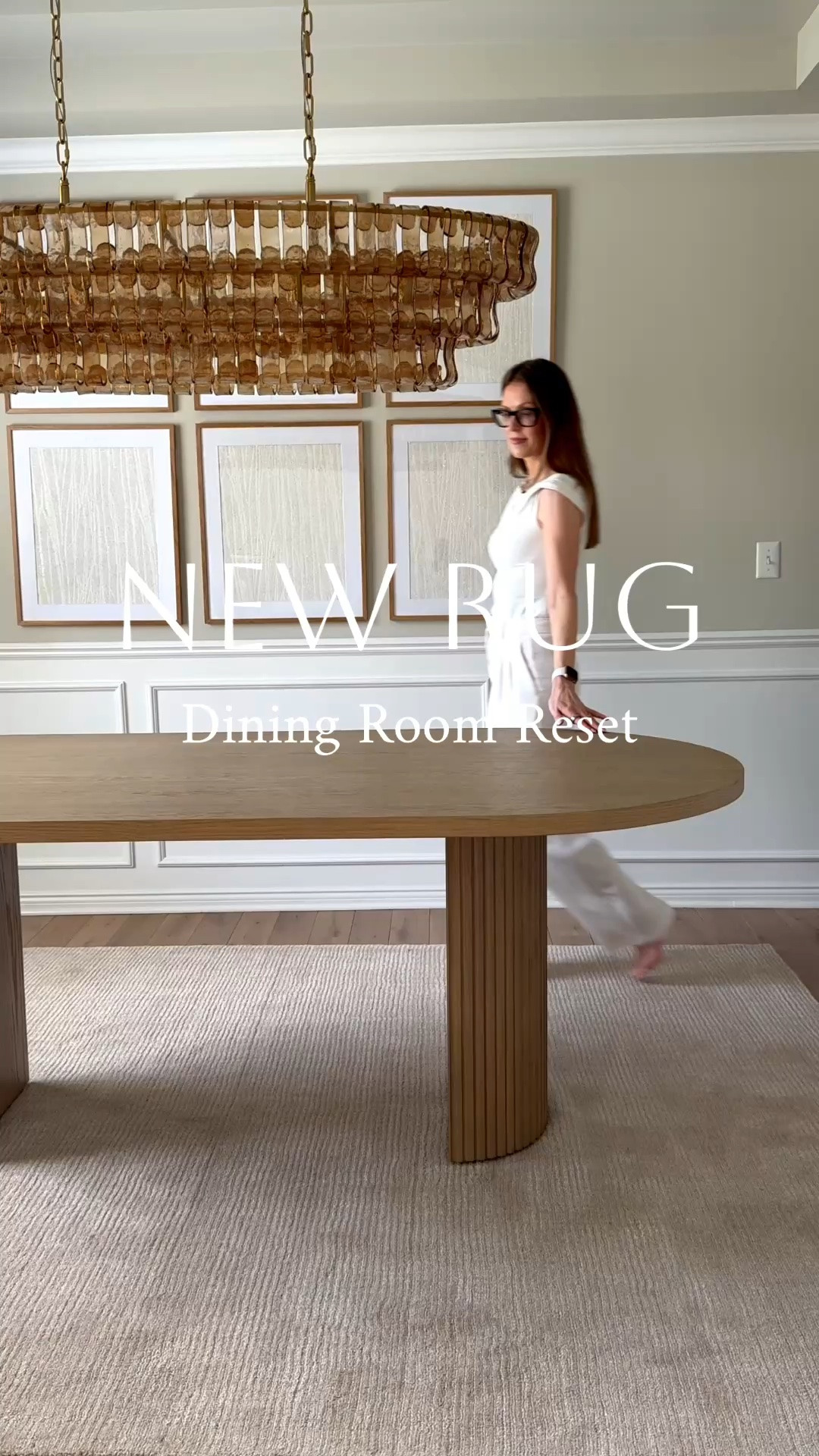 This rug was the foundational piece my dining room needed. Designer look without the designer price. @rugsusa-us

#LTKHome #LTKOver40 #LTKmomlife