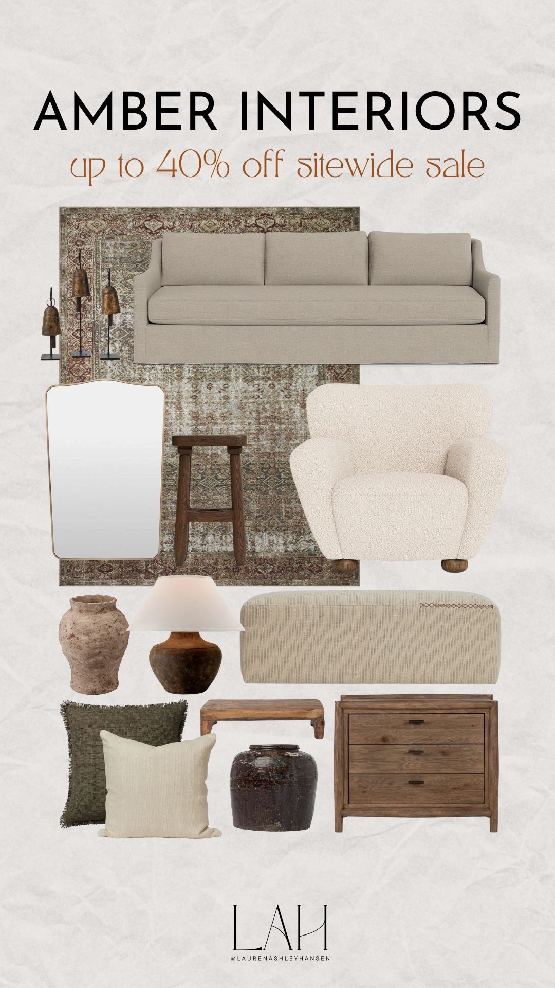 Amber Interiors has a gorgeous mix of organic textures, earthy tones, and rustic accents that add charm and history to any space. Their site is up to 40% off right now for Black Friday and you can’t beat some of these deals! My all time favorite rug is included!! 

#LTKCyberWeek #LTKHome #LTKSaleAlert