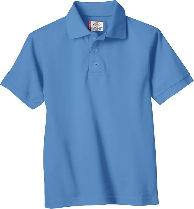Dickies Boys' Short Sleeve Pique Polo | Amazon (US)
