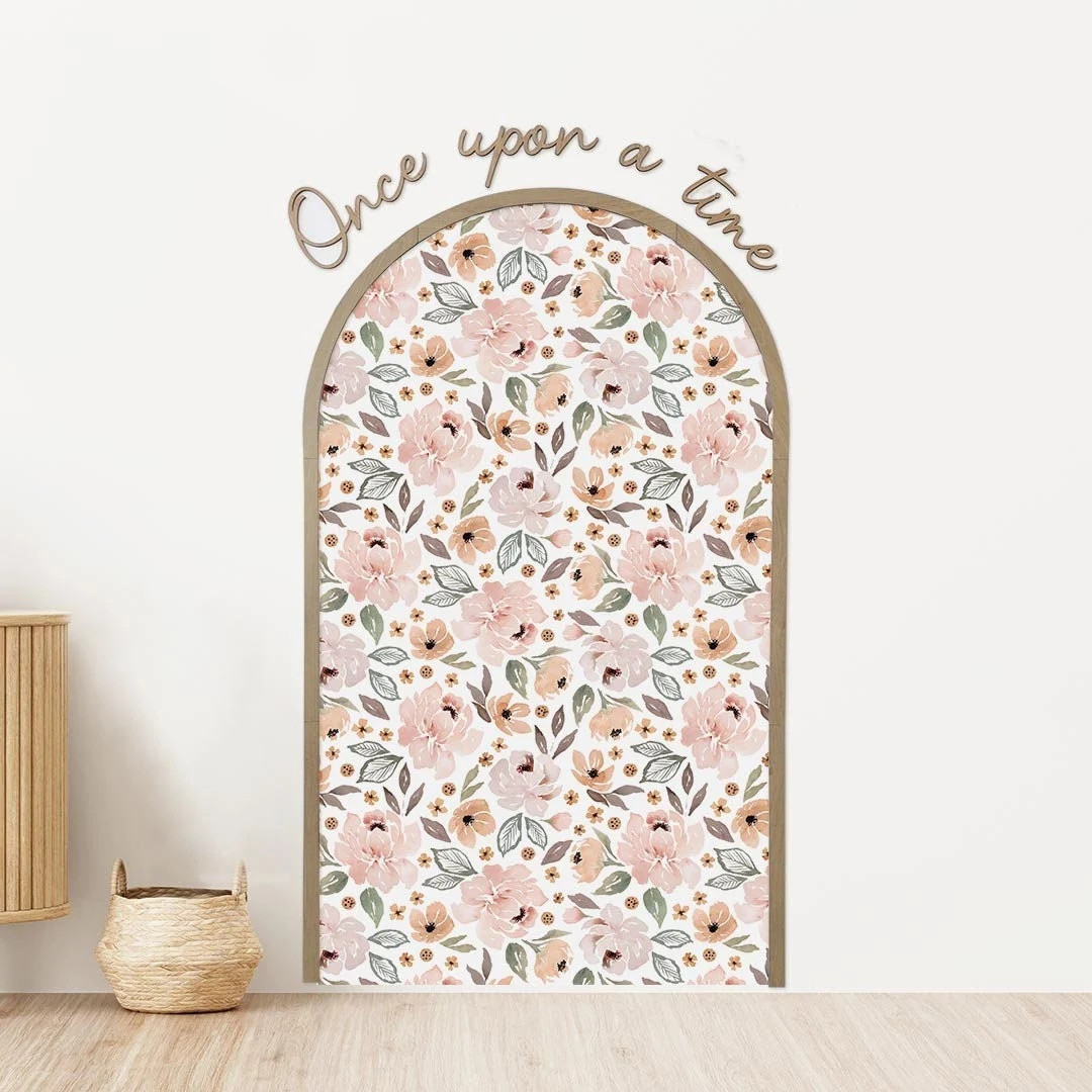 BIG BUNDLE: Once Upon a Time + Floral Arch Decal + Wooden Frame Arch 90X150 Cm - Etsy | Etsy (US)