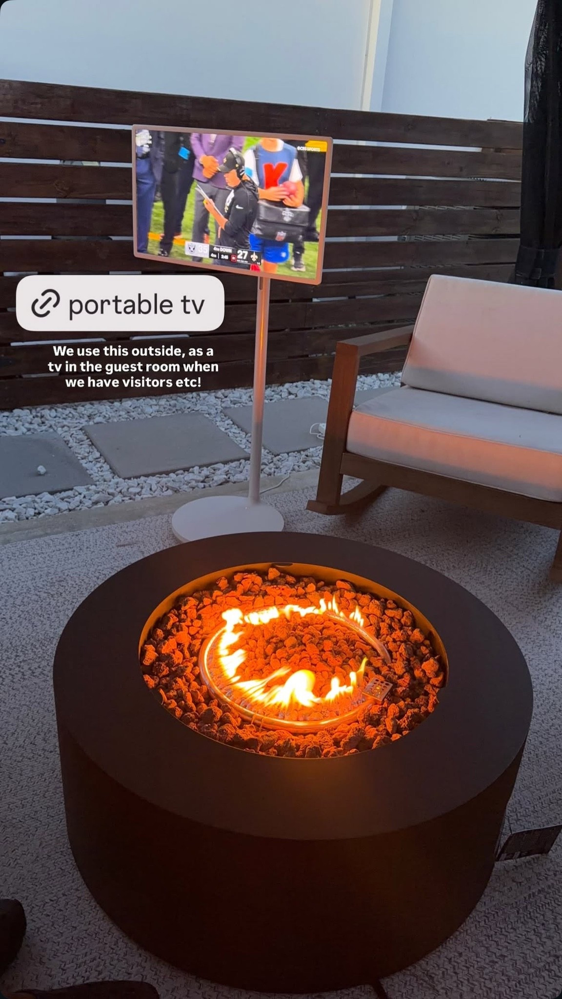 We love using this portable TV outside and in the guest room when we have visitors!

#LTKHome #LTKdayinmylife #LTKTravel