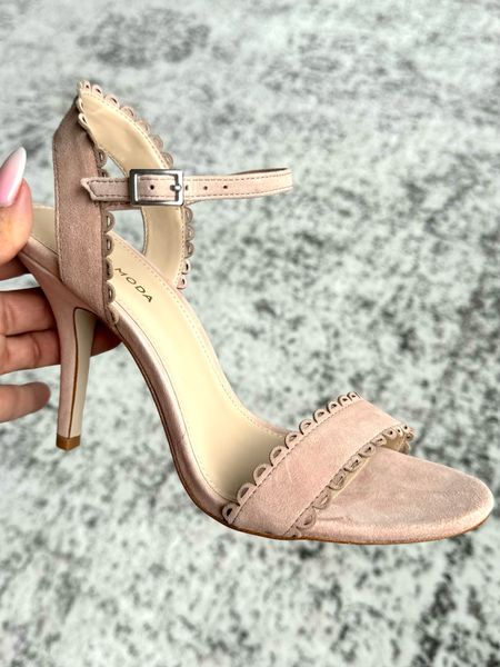 These blush heels are the perfect neutral for your Summer event!  Size a half size up! 
#ltku 

#LTKU #LTKShoeCrush #LTKWedding